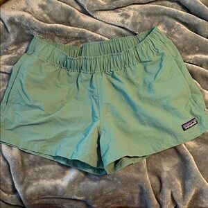Patagonia Women's Athletic Green Shorts